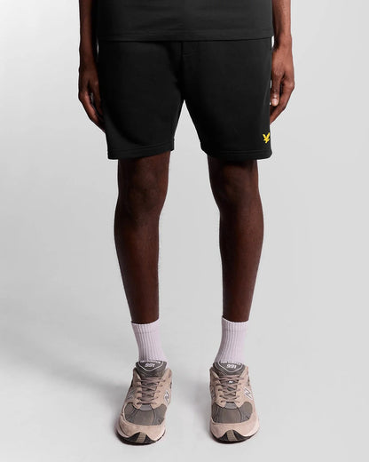 Lyle & Scott Sports Tape Sweat Shorts Jet Black