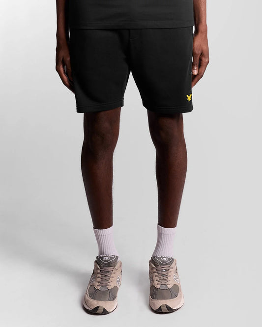 Lyle & Scott Sports Tape Sweat Shorts Jet Black