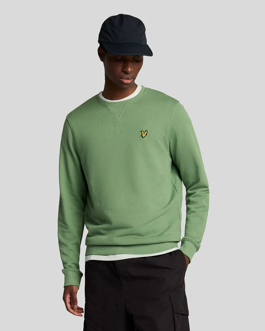 Lyle & Scott Crew Neck Sweatshirt Smoke Green
