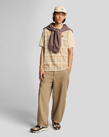 Lyle & Scott Tartan T-Shirt Luna