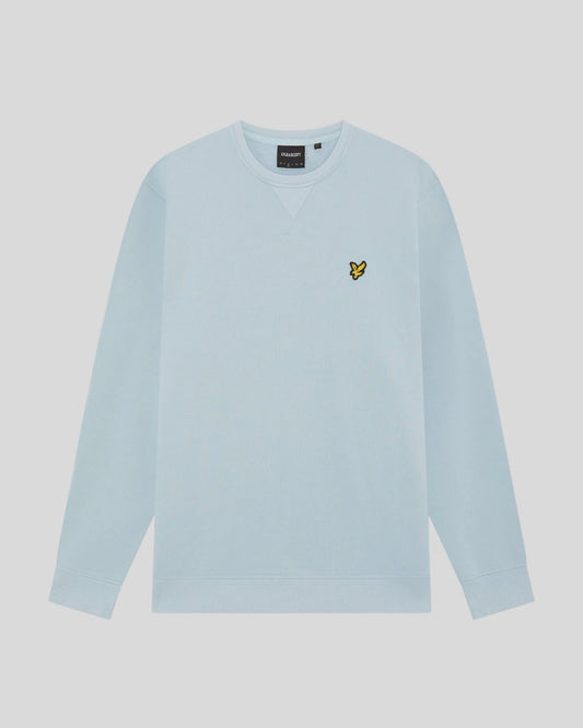 Lyle & Scott Cotton Crew Neck Sweatshirt Opal Blue