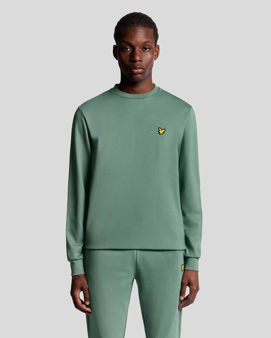 Lyle & Scott Sports Lightweight Sweatshirt Silver Pine