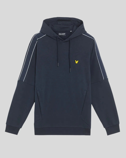 Lyle & Scott Sports Tape Hoodie Dark Navy