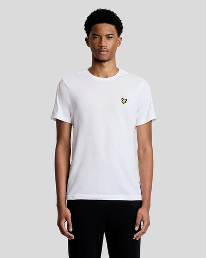 Lyle & Scott Jacquard Tape T-Shirt White