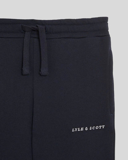 Lyle & Scott Brushback Script Joggers Dark Navy