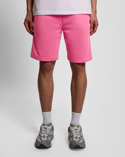 Lyle & Scott Cotton Sweat Short Hot Pink