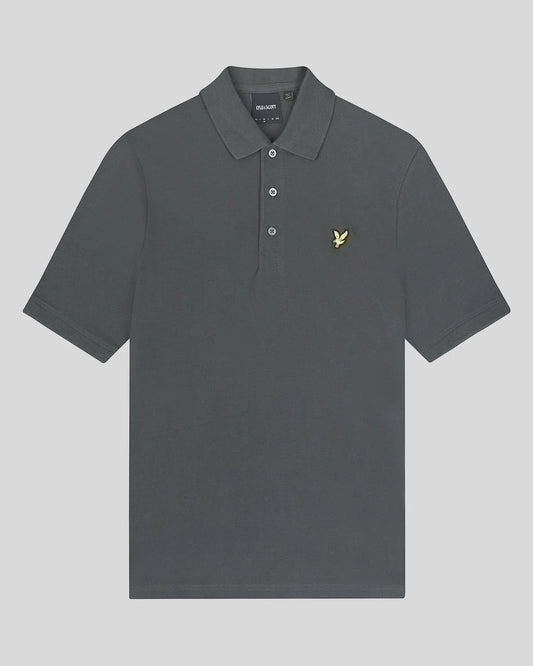 Lyle & Scott Cotton Polo Shirt Gunmetal