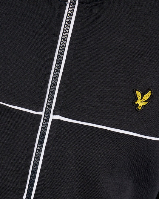 Lyle & Scott Piped Full Zip Track Top Dark Navy