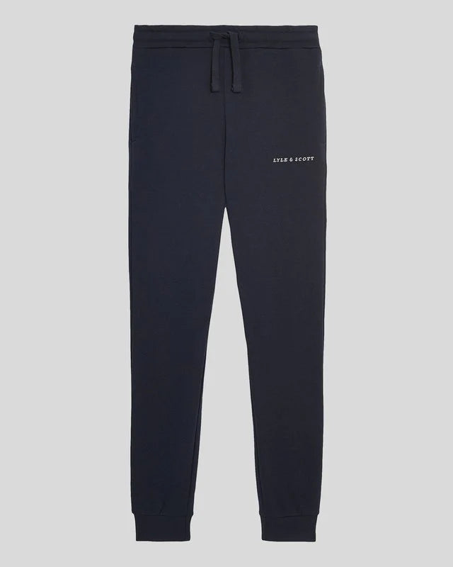 Lyle & Scott Brushback Script Joggers Dark Navy