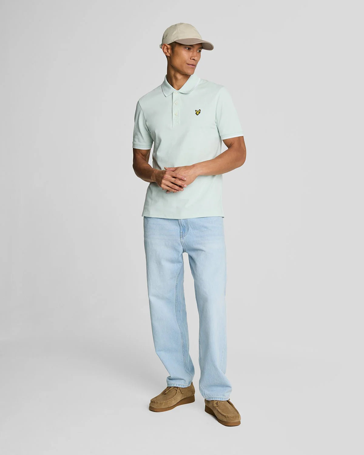 Lyle & Scott Tipped Polo Shirt Ambient Green