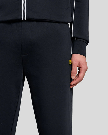 Lyle & Scott Straight Leg Piped Track Pants Dark Navy