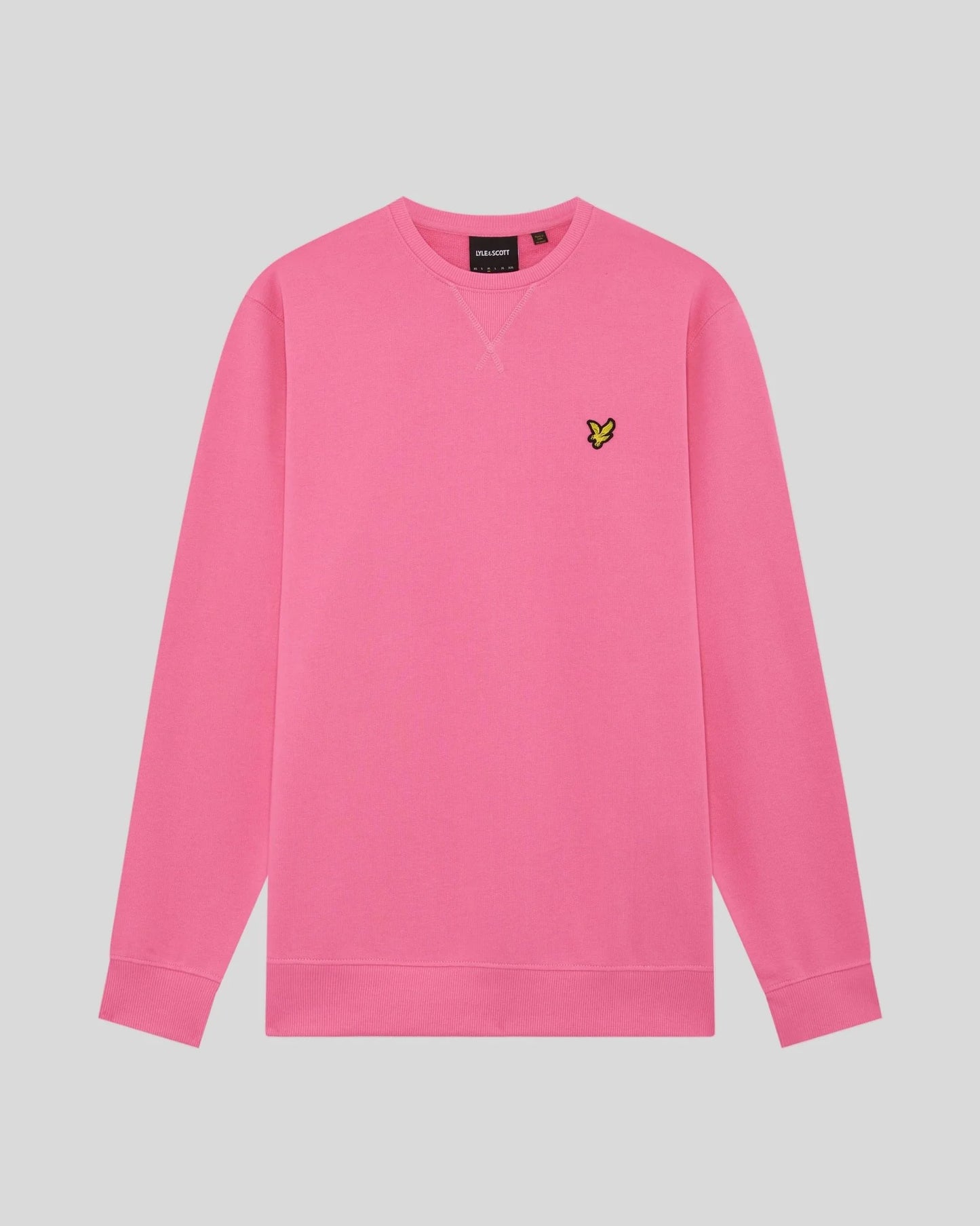 Lyle & Scott Cotton Crew Neck Sweatshirt Hot Pink