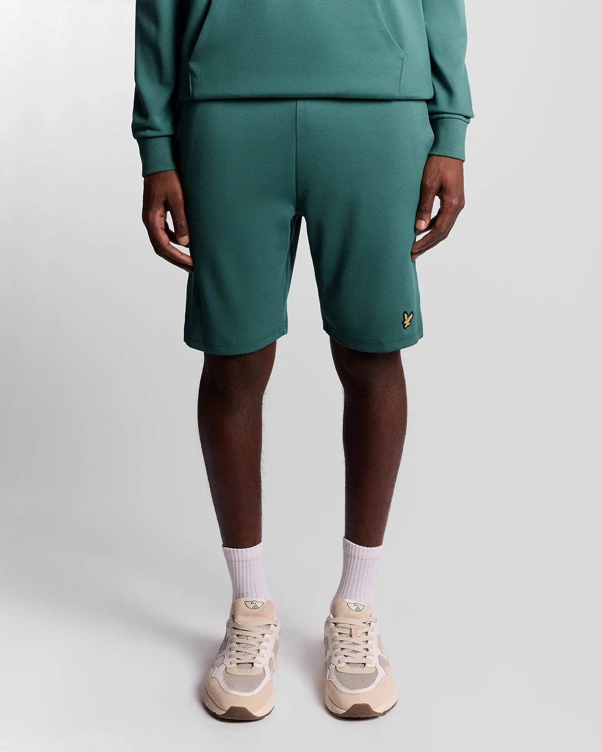 Lyle & Scott Sports Fly Fleece Shorts Silver Pine