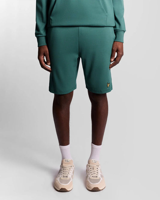 Lyle & Scott Sports Fly Fleece Shorts Silver Pine