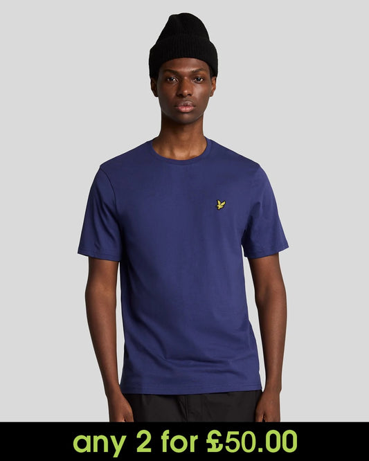 Lyle & Scott Plain T-Shirt Deep Indigo