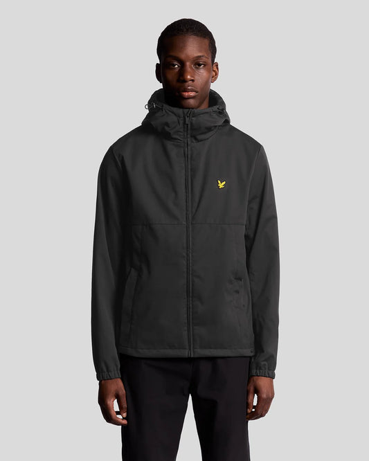 Lyle & Scott Sports Windbreaker Full Zip Jacket Jet Black