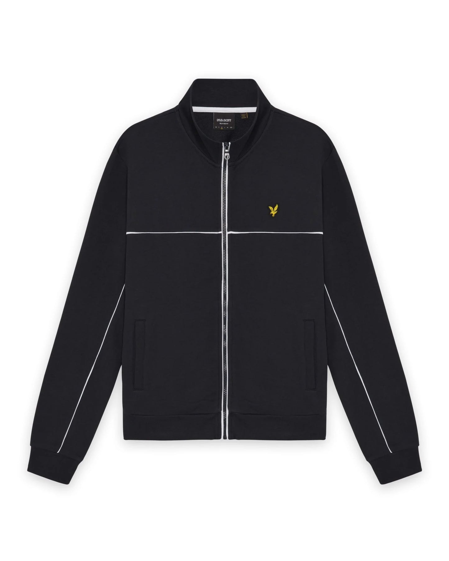 Lyle & Scott Piped Full Zip Track Top Dark Navy