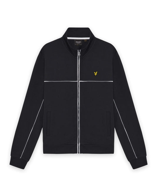 Lyle & Scott Piped Full Zip Track Top Dark Navy
