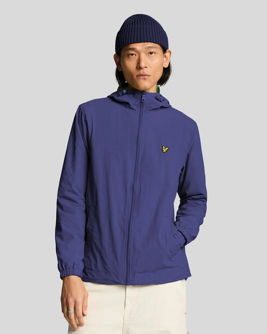 Lyle & Scott Zip Hooded Jacket Deep Indigo