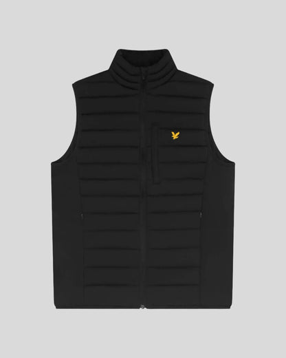 Lyle & Scott Sports Lightweight Puffer Gilet Jet Black