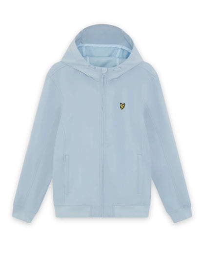 Lyle & Scott Mesh Lined Softshell Jacket Opal Blue