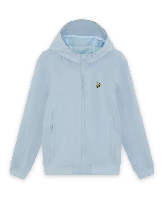 Lyle & Scott Mesh Lined Softshell Jacket Opal Blue