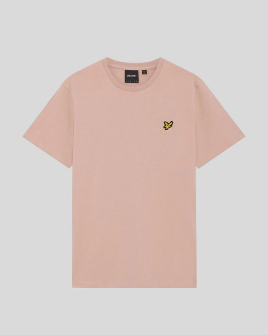 Lyle & Scott Cotton Crew Neck T-Shirt Pink Grapefruit