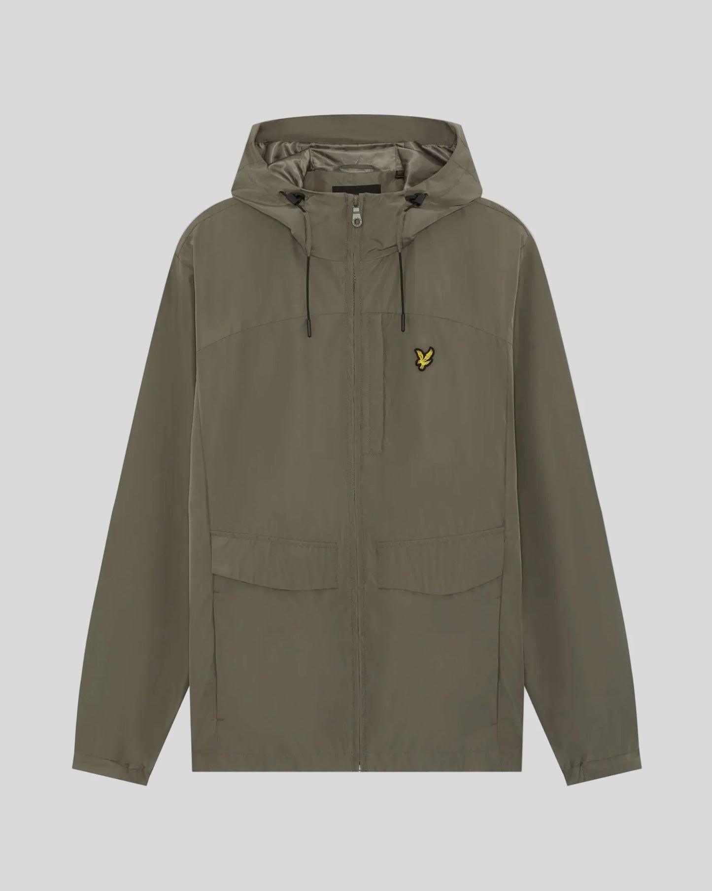 Lyle & Scott Lightweight Hooded Jacket Khaki Ash