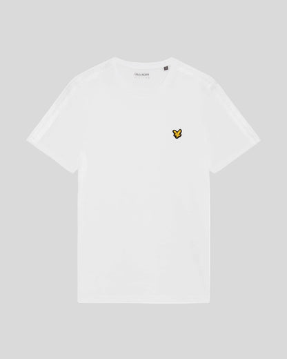 Lyle & Scott Jacquard Tape T-Shirt White