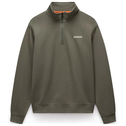 Napapijri B-SMALL BOX Half Zip Tea Leaf