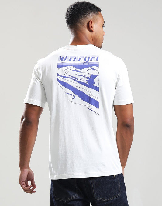 Napapijri S-GUIDE SS T-Shirt White Heron