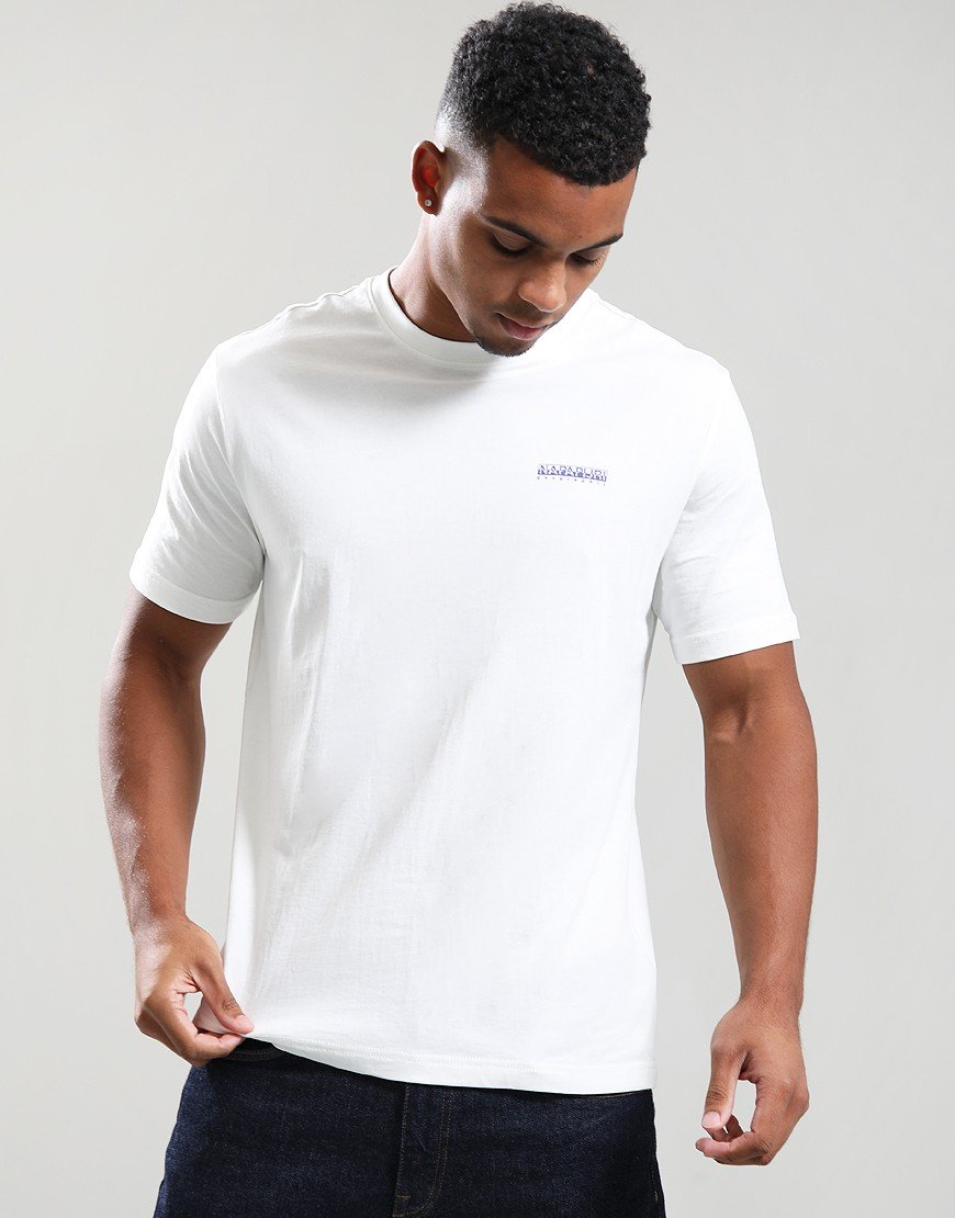Napapijri S-GUIDE SS T-Shirt White Heron