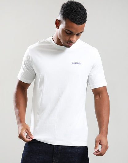 Napapijri S-GUIDE SS T-Shirt White Heron