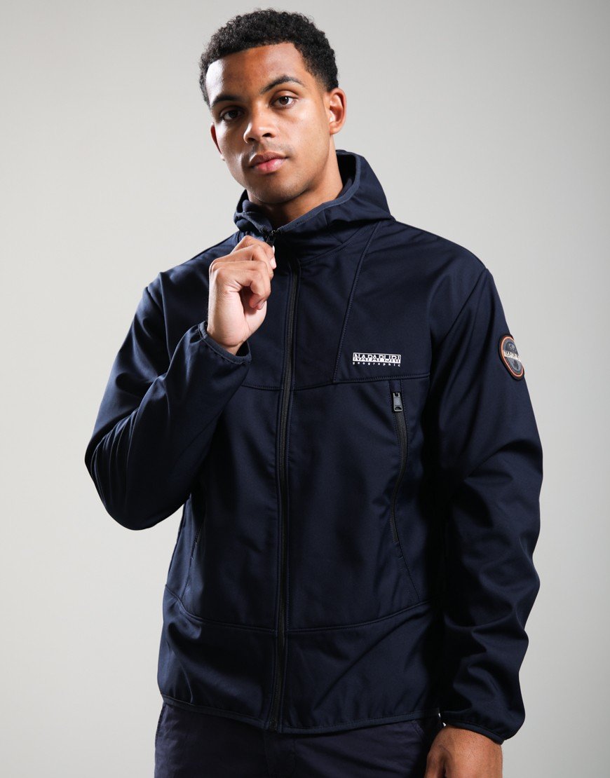 Napapijri A-Biois Softshell Jacket Blu Marine