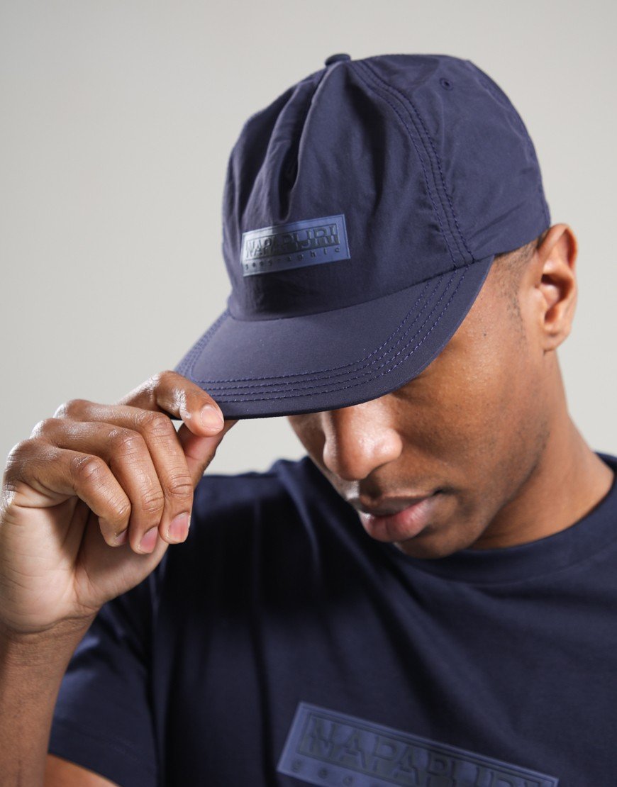 Napapijri F-Box Logo Baseball Cap Blu Marine