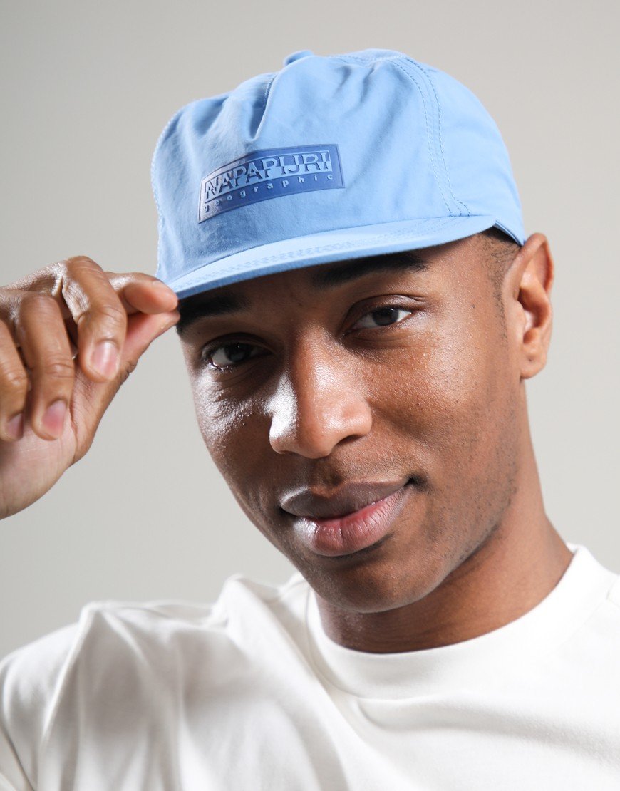 Napapijri F-Box Logo Baseball Cap Blue Jasper