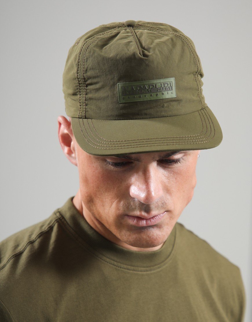 Napapijri F-Box Logo Baseball Cap Dark Olive