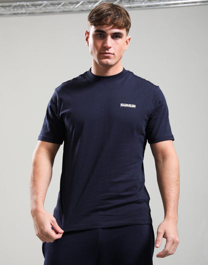 Napapijri S-Small Box T-Shirt Blu Marine