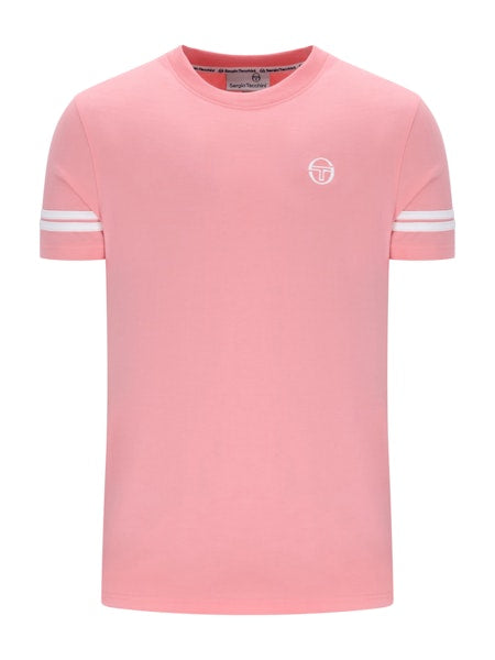 Sergio Tacchini Grello T-Shirt Geranium Pink/White