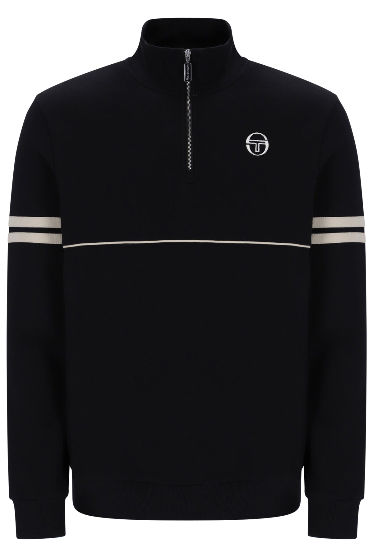 Sergio Tacchini Orion 1/4 Zip Black/Peyote