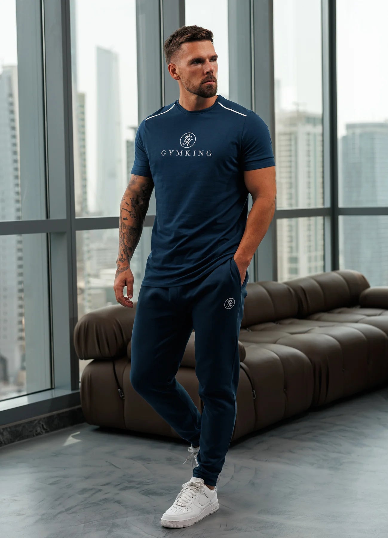 Gym King Pro V2 T-Shirt Moonlight Blue