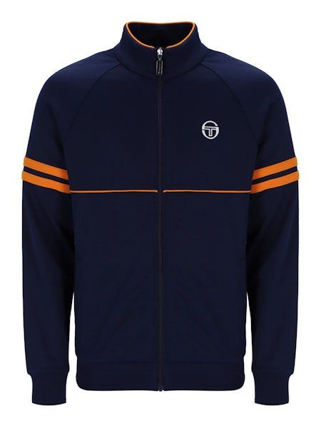 Sergio Tacchini Orion Track Top Maritime Blue/Orange Pepper