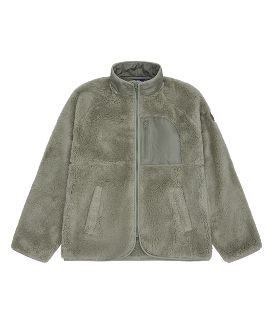 Reebok Ladies Double Monkey Fleece Jacket Sage