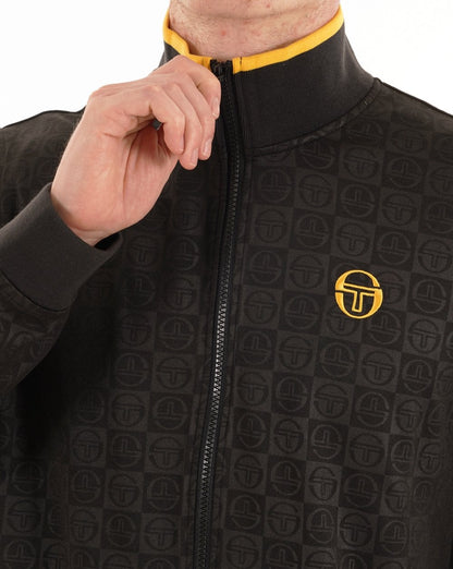 Sergio Tacchini Santoro Mono Track Jacket Black/Gold