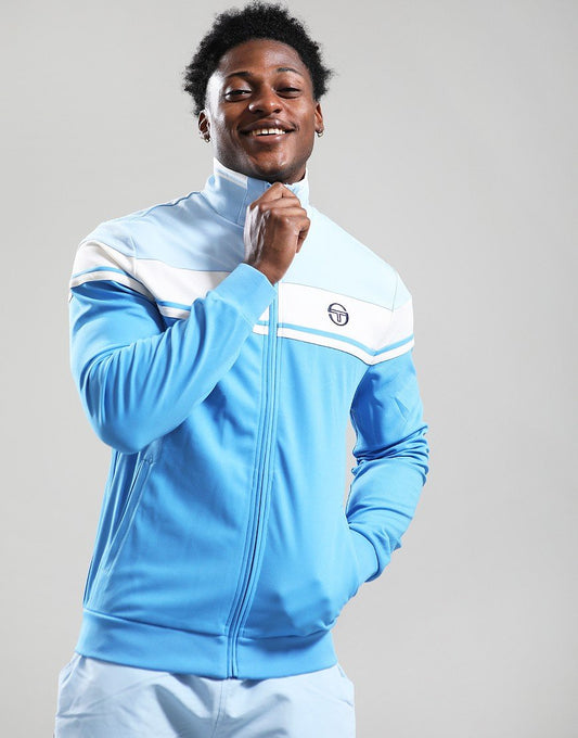 Sergio Tacchini Damarindo TT Track Top Azure Blue/Gardenia