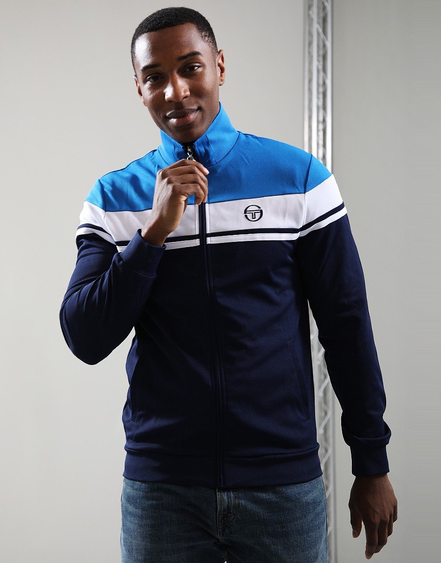 Sergio Tacchini Damarindo Track Top Directoire Blue/White/Maritime Blue