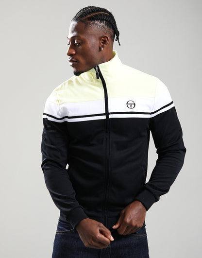 Sergio Tacchini Damarindo Track Top Wax Yellow/White/Black