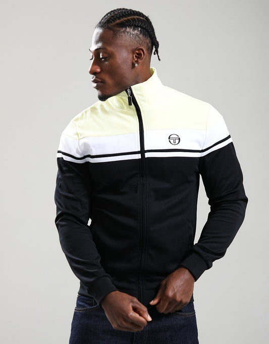 Sergio Tacchini Damarindo Track Top Wax Yellow/White/Black