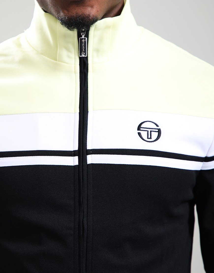 Sergio Tacchini Damarindo Track Top Wax Yellow/White/Black