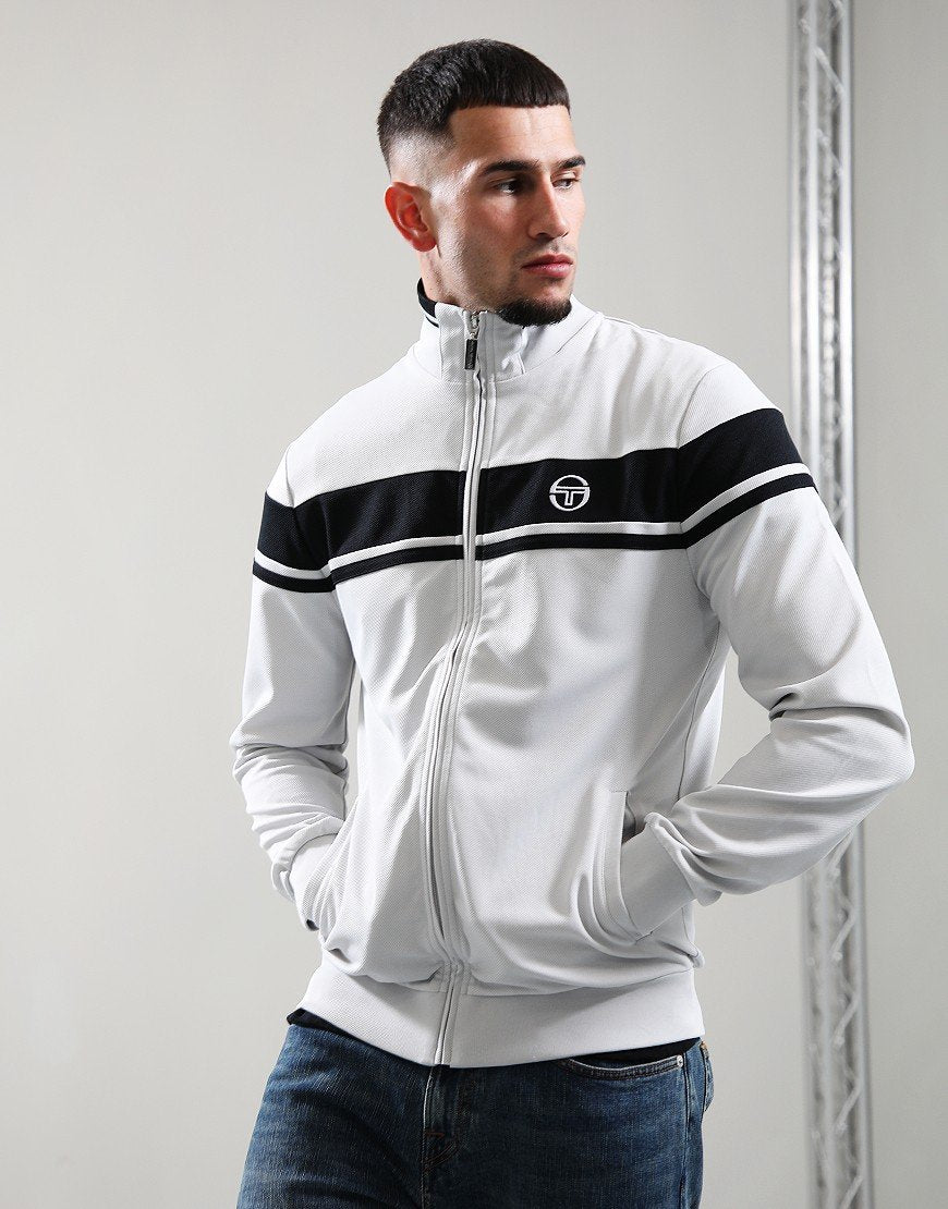 Sergio Tacchini Damarindo Track Top Glacier Grey/Black